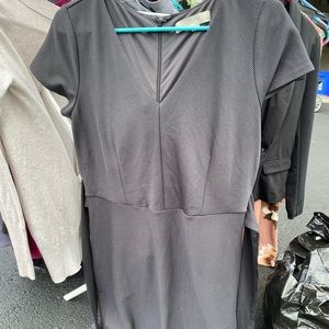 Loft v neck midi dress